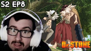 THEY MEET AGAIN! DR. STONE SEASON 2 EPISODE 8 REACTION!