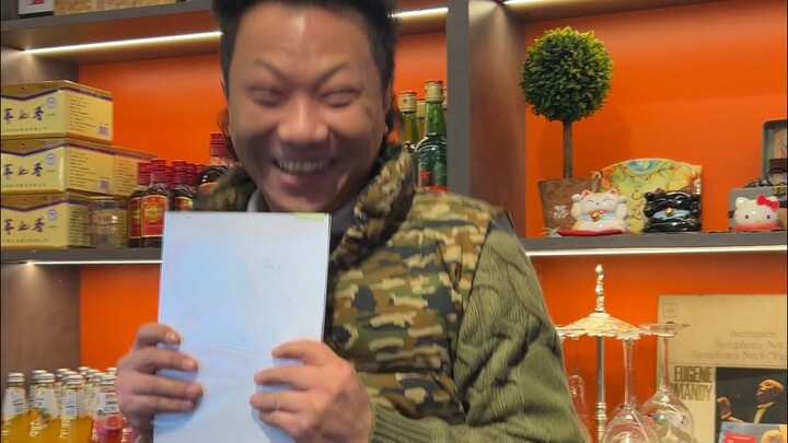 挑战一张纸换蒜香小龙虾