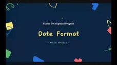 FLUTTER 13 Date Format (Tutorial Flutter Bahasa Indonesia)