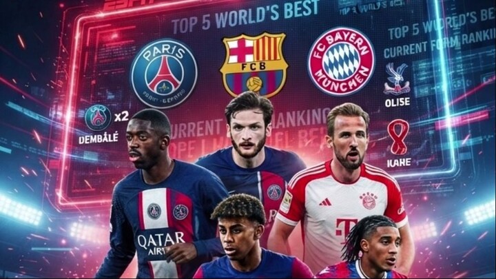 5 Pesepakbola Terbaik Dunia Saat Ini, No 1 Mantan Bintang Barcelona!