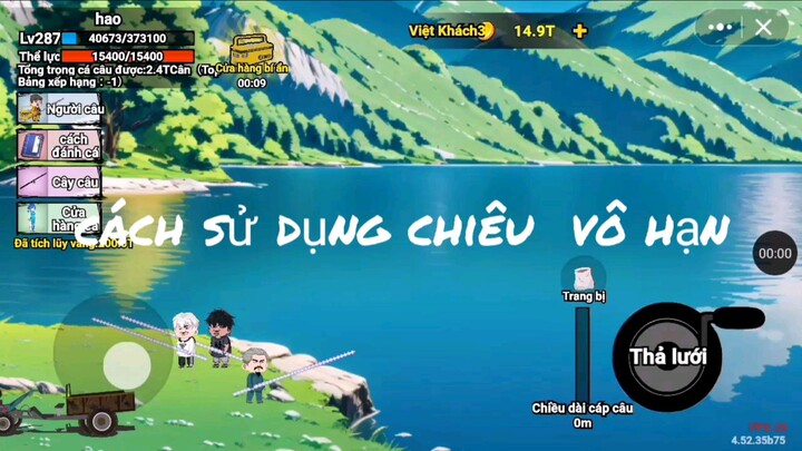 cách bug chiêu một lần bắt cá mở cửa trời vô hạn