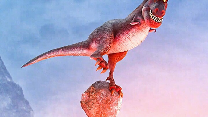 The Minions recognized the Tyrannosaurus Rex as their boss, and sent him away in the next second!