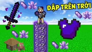 THỬ THÁCH ĐẬP LUCKY BLOCK PHA LÊ TÍM MỚI NHẤT TRONG MINECRAFT 1.18 !! *ĐẬP TỪ TRÊN TRỜI XUỐNG ĐẤT*