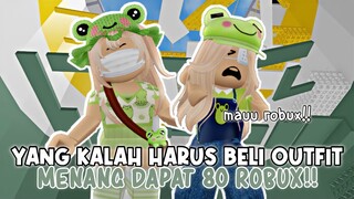 YG KALAH BELI OUTFIT BARU SEDANGKAN YANG MENANG DAPAT 80 ROBUX !! 😬😲 | ROBLOX INDONESIA 🇮🇩 |
