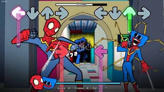 Spiderman Huggy Wuggy Vs Spiderman (New Characters) // Playtime // FNF New Mod x Poppy Playtime