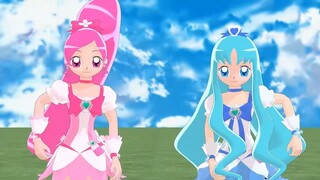 【mmdプリキュア】キュアブロッサム＆キュアマリンでロボキッス