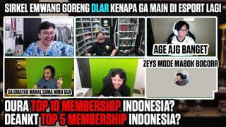 SIRKEL EMWANG GORENG-GORENG DLAR SAMPE KELUAR DISCORD! OURA BONGKAR TOP 10 MEMBERSHIP YOUTUBE