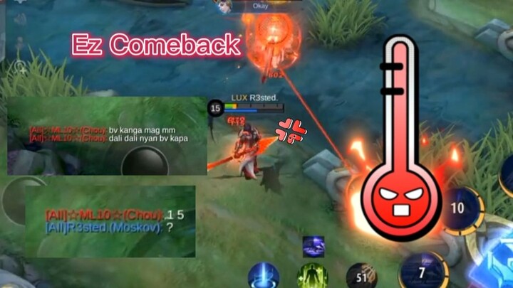 Shutting Up Toxic Enemy Team in Rank | MLBB #3