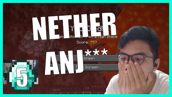 NETHER BIKIN MERINDING! - Ep. 5 Minecraft Survival Indonesia