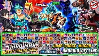 BEST‼️JUMP FORCE ANIME MUGEN TERBARU ANDROID!! [300MB] 45 BEST CHARACTER EDITION | BvN Mugen 2023