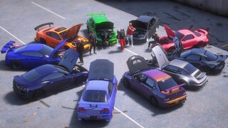 CAR MEET STREET RACER - ORANG MISTERIUS DATANG ? GTA V ROLEPLAY