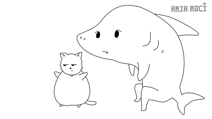 kucing dan ikan hiu - Amir Moci Eps. 119