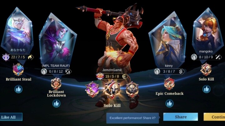 Naunahan ako kay Dyroth kaya si Balmond nalang| JemzInGame Dyroth Plays (68) | Mobile Legends
