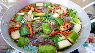 Còn Nhớ Hương Vị Ngày Xưa! Rau Muống Đồng Bóp Mẻ Chấm Cá Kho Bầu | MTQH