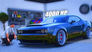 MODIFIKASI MOBIL DODGE CHALLENGER 4000HP ! DI GTA 5 ROLEPLAY