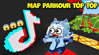 MAP PARKOUR TÓP TÓP! MEOWPEO THỬ THÁCH PHÁ ĐẢO PARKOUR TÓP TÓP SIÊU BỰA TRONG MINI WORLD