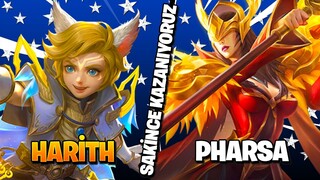 SAKİNCE PHARSA VE HARITH'LE RAKİBİ HARCIYORUM - Mobile Legends