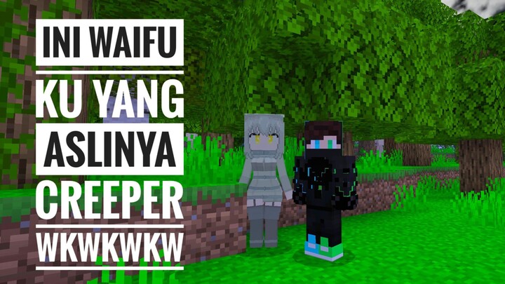 Wibu Pasti Suka Addon Ini Addon | Pernah nyoba creeper jadi waifu??