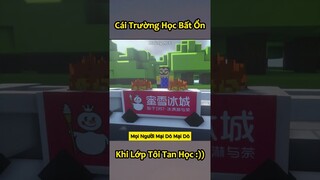 Cái Trường Học Bất Ổn Khi Anh Đen Xì Xì Tan Học Về 🤣 #shorts