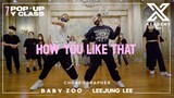 LEEJUNG LEE X BABY ZOO | Pop-up Y Class | CHOREOGRAPHY VIDEO / How You Like That - BLACKPINK