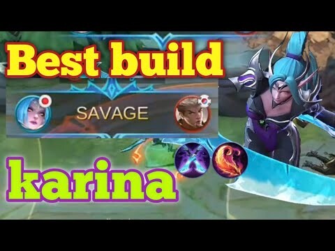 Karina best build [ best emblem set-up ] MLBB