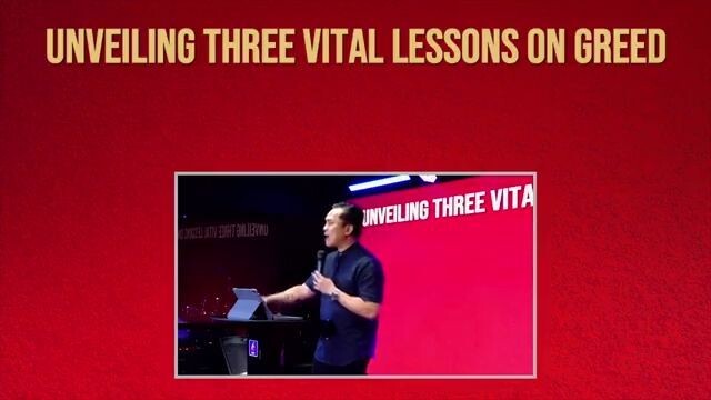 UNVEILING THREE VITAL LESSONS ON GREED 💖 07/27/25 || Light Church Olongapo || - by Bishop Restie