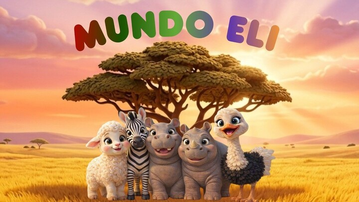 Mundo Eli – Mais Amigos na Savana (Clipe Infantil Animado) 🦓🦏