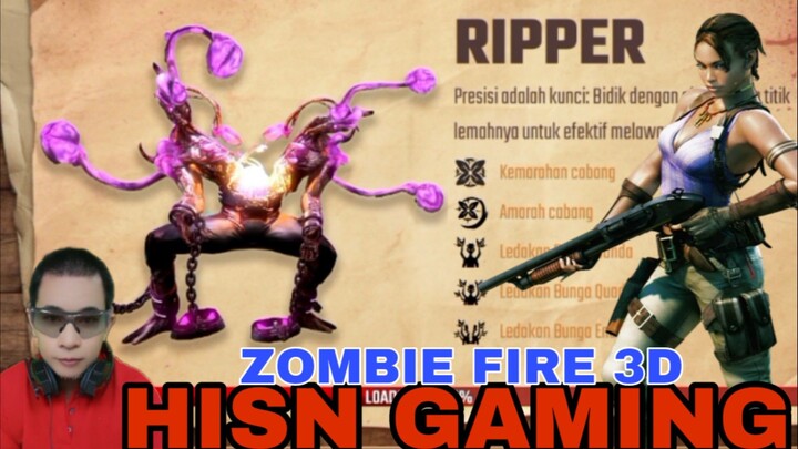 game zombie fire 3D,  melawan bos zombie