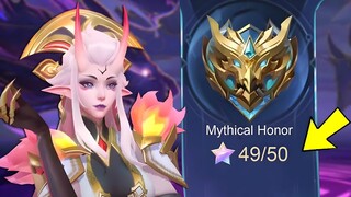 FINALLY!! MYTHICAL GLORY SELENA ( best build and rotation 2023 )