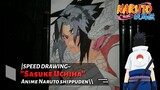 Menggambar Sasuke uchiha🔥|| gambar sesuai mood?🤨
