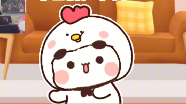 Satu atau dua orang meniru tarian Zhang Yuanying, memutar pinggangnya, lucu sekali