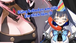 【Hololive Vietsub】Calli kabedon Kronii nhưng có gì đó sai sai??