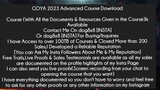 GOYA 2023 Advanced Course Download Course Download