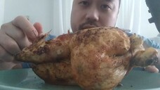 ASMR eating Roasted Whole Chicken