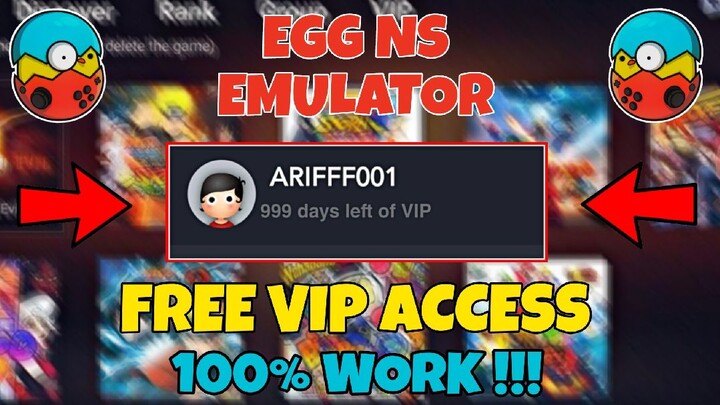 UNLIMITED CUY!!! DAPET VIP GRATIS TERUS MENERUS DI EGG NS EMULATOR