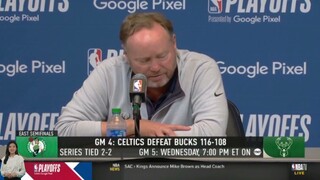 NBA Playoffs: Mike Budenholzer on Celtics def. Bucks: Jrue Holiday & Giannis still can handle Series