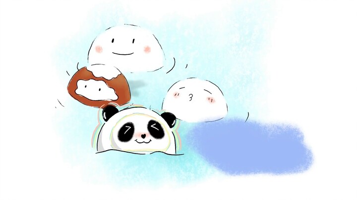 Bing Dwen Dwen and Xue Rongrong will accompany you to enjoy Yuanxiao! I wish you all a happy Yuanxia