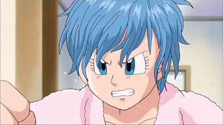 Anak laki-laki yang bersemangat itu berwarna hijau dan panik# Dragon Ball Super #klip anime#Bulma#an