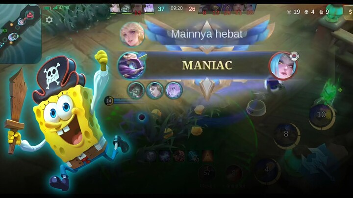 CYCLOPS SKIN SPONGEBOB BRAWL MANIAC - MLBB #18012026