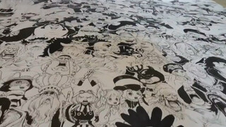 [Lukisan] 300 jam menggambar semua karakter 'One Piece'