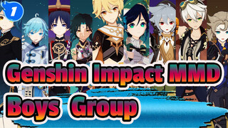 [Genshin Impact MMD] Boys' Group BOOM!_1