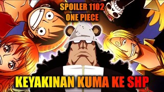 Spoiler Lengkap Chapter 1102 One Piece - Sejak Awal Kuma Telah Yakin Kepada Monkey D Luffy!