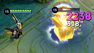 Sebilah pisau kuning kecil yang seksi, memainkan gaya keren sebagai penyokong