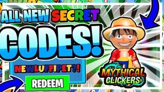 ALL NEW UPDATE OP CODES! 🔥ANIME UPDATE🔥 | Mythical Clickers