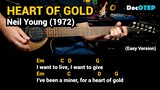 Heart Of Gold - Neil Young (1972) - Easy Guitar Chords Tutorial with Lyrics Part 2 SHORTS REELS