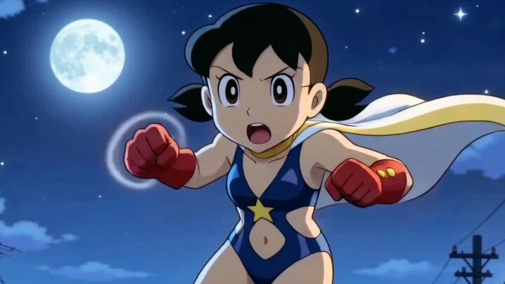 seedance2.0: Shizuka’s Transformation vs. Jiang Men Shen Taking Over Big-Headed Boy’s House! Doraemo