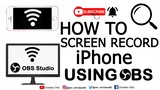 Screen Mirroring your Iphone to OBS Studios