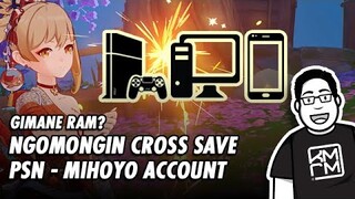 Ngomongin Cross Save PSN - Mihoyo Account di Genshin Impact