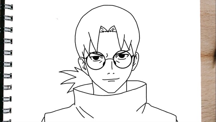 Como dibujar a KABUTO YAKUSHI PASO A PASO | Naruto Shippuden