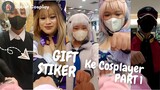 Gift Cosplay Stiker Ke Cosplayer Di Event Jejepangan Part 1 | Vlog Event